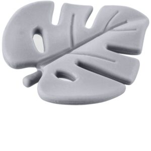 Zopa Silicone Teether Leaf jucărie pentru dentiție Dove Grey 1 buc-ro