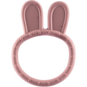 Zopa Silicone Teether Rabbit jucărie pentru dentiție Old Pink 1 buc-ro