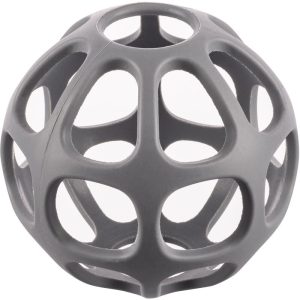 Zopa Silicone Teether Round jucărie pentru dentiție Dove Grey 1 buc-Țena
