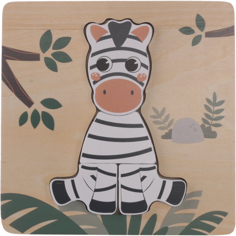 Zopa Wooden Puzzle Small puzzle din lemn Zebra 1 buc-ro