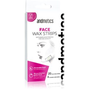 andmetics Wax Strips Face Benzi de ceara depilatoare pentru fata 20 buc-ro
