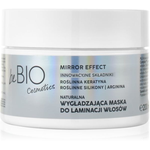 beBIO Baby Hair Complex Mirror Effect mască de netezire pentru păr indisciplinat 200 ml-ro