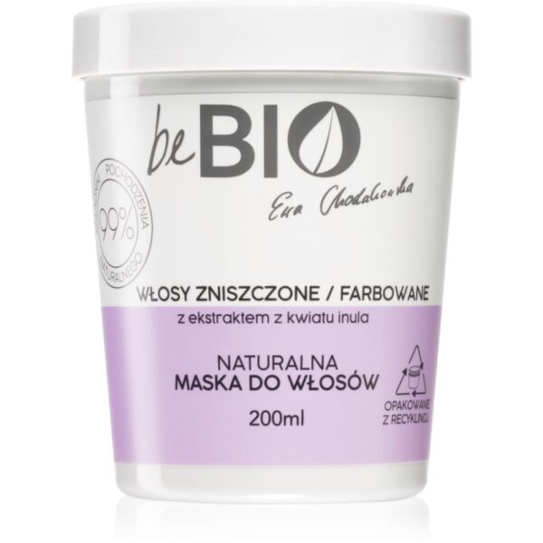 beBIO Damaged & Colored Hair Masca pentru par deteriorat 200 ml-Țena