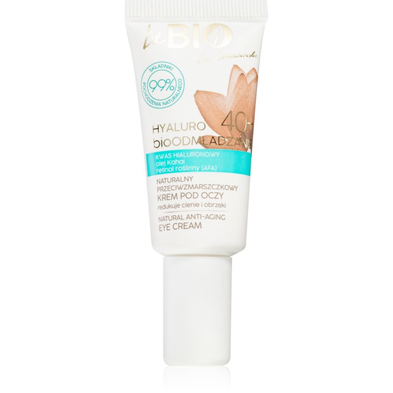 beBIO Ewa Chodakowska Hyaluro Bio Rejuvenation 40+ crema de ochi impotriva ridurilor si cearcanelor 15 ml-ro