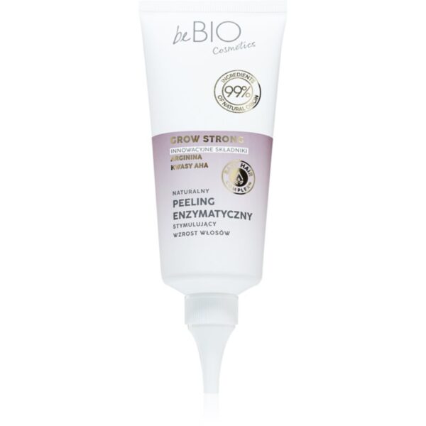 beBIO Grow Strong peeling enzimatic pentru par si scalp 100 ml-Țena