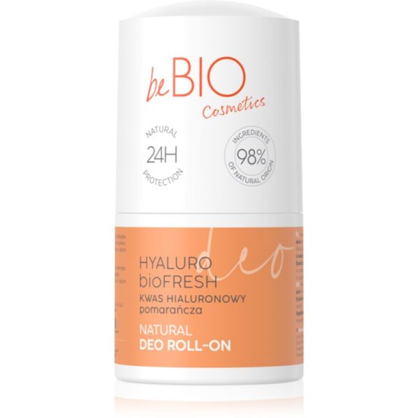 beBIO Hyaluro bioFresh roll-on antiperspirant cu efect răcoritor 50 ml-ro
