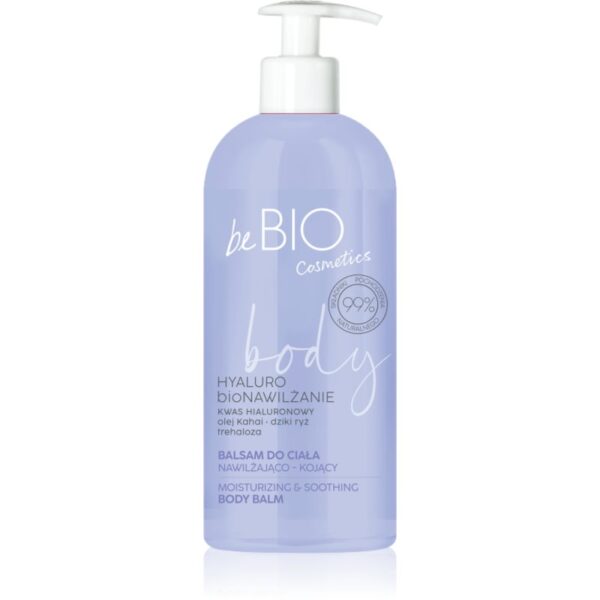 beBIO Hyaluro bioMoisture balsam de corp intens hidratant pentru piele foarte uscata 350 ml-ro
