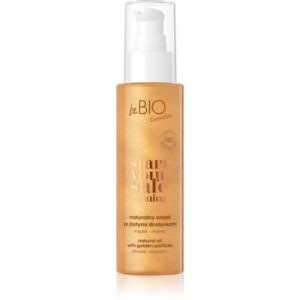 beBIO Safe Tanning ulei corporal nutritiv cu particule stralucitoare 100 ml-Țena