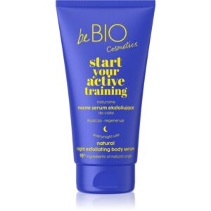beBIO Start Your Active Training ler pentru corp cu efect de exfoliere 150 ml-Țena
