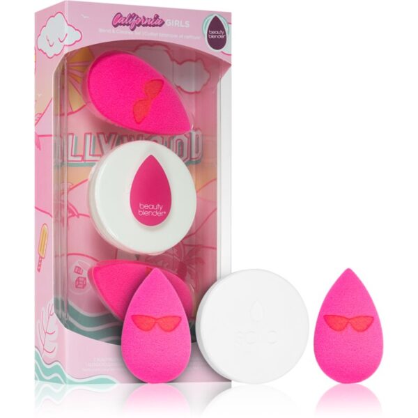 beautyblender® California Girls Blend & Cleanse Set set pentru o piele perfecta-Țena