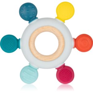 canpol babies Teethers Wood-Silicone Rudder jucărie pentru dentiție 1 buc-ro