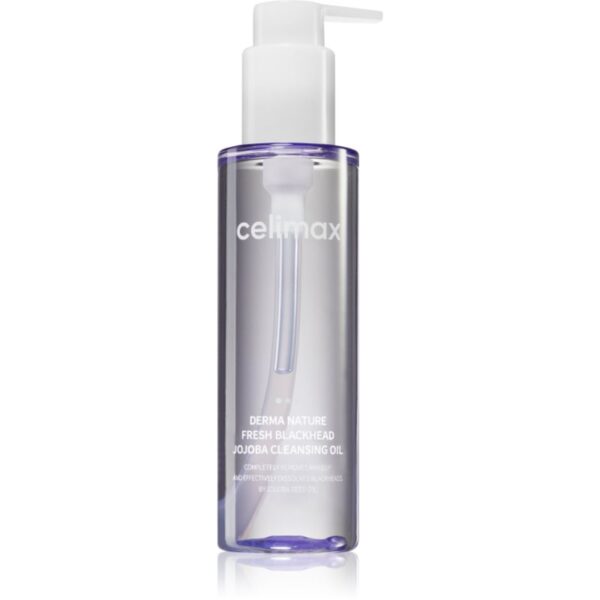 celimax Derma Nature Jojoba ulei pentru indepartarea machiajului Ulei de curățare impotriva punctelor negre 150 ml-Țena