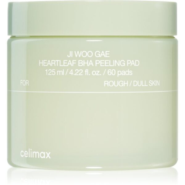 celimax Ji Woo Gae Heartleaf BHA Peeling Pad tampoane exfoliante cu efect calmant 60 buc-ro