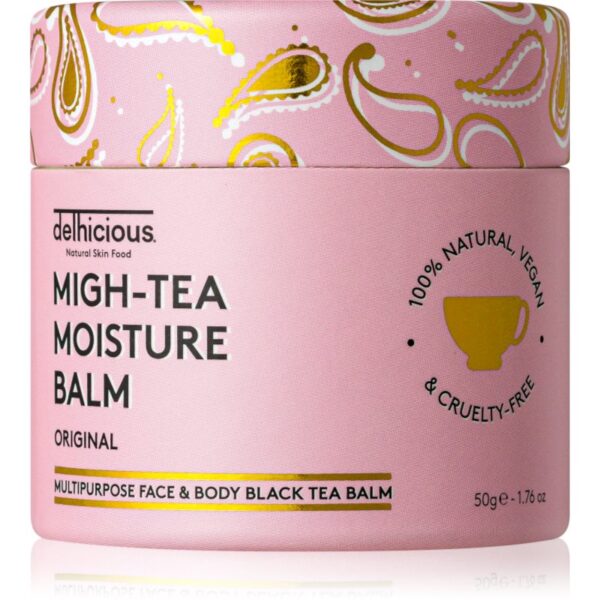 delhicious MIGH-TEA MOISTURE BALM balsam multifuncțional pentru piele foarte uscata si sensibila 50 g-ro
