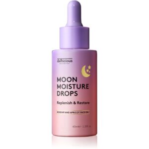delhicious MOON MOISTURE DROPS Ulei ser hranitor pentru regenerarea și reînnoirea pielii 40 ml-ro