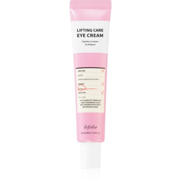 esfolio Lifting Care cremă de ochi cu efect de lifting cu colagen 40 ml-Țena