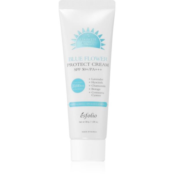 esfolio Protect Cream Blue Flower loțiune protectoare hidratantă SPF 50+ 30 g-Țena