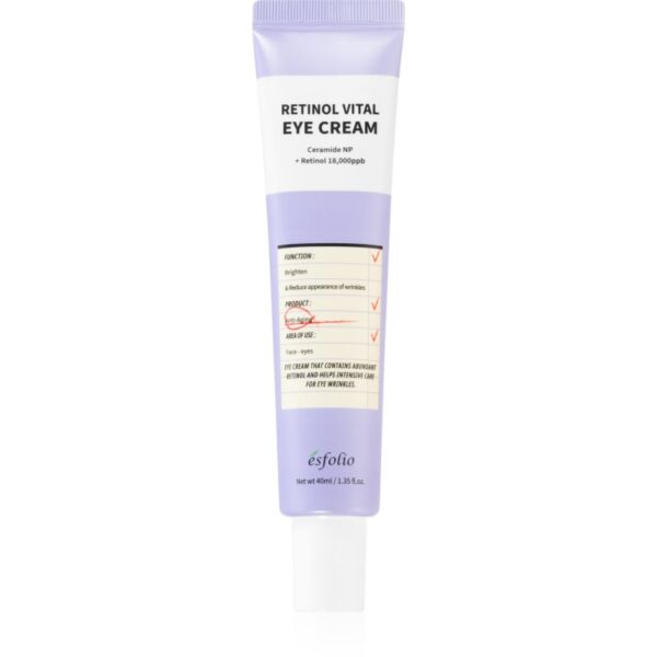 esfolio Retinol Vital crema anti rid pentru ochi cu retinol 40 ml-Țena