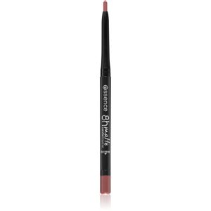 essence 8h Matte Comfort dermatograf mat de buze cu ascutitoare culoare 04 Rosy Nude 0