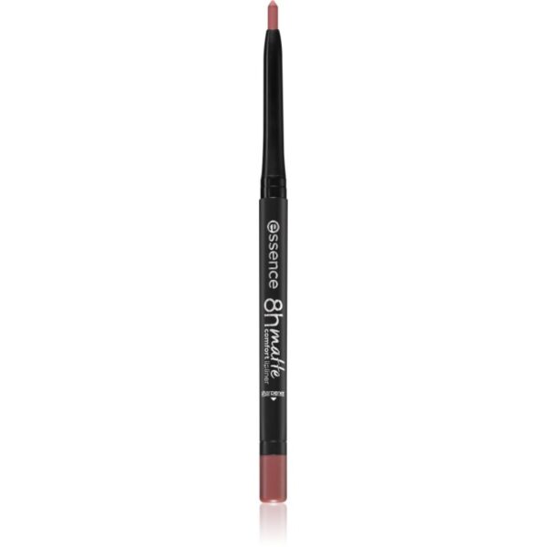 essence 8h Matte Comfort dermatograf mat de buze cu ascutitoare culoare 04 Rosy Nude 0