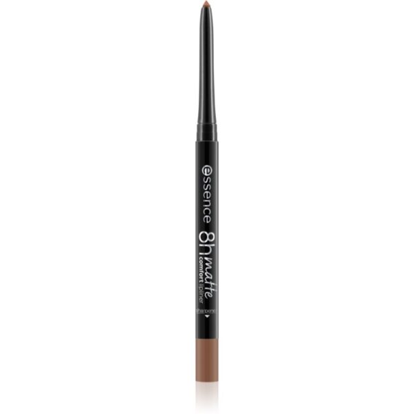 essence 8h Matte Comfort dermatograf mat de buze cu ascutitoare culoare 10 THE Perfect Shade 0