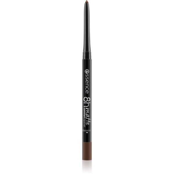 essence 8h Matte Comfort dermatograf mat de buze cu ascutitoare culoare 11 Chestnut Perfection 0