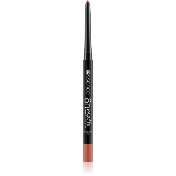 essence 8h Matte Comfort dermatograf mat de buze cu ascutitoare culoare 12 Cushion Talk 0