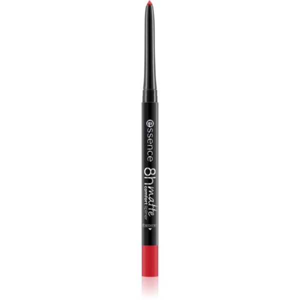 essence 8h Matte Comfort dermatograf mat de buze cu ascutitoare culoare 13 Never Too Much 0