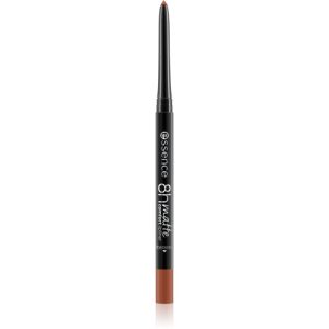 essence 8h Matte Comfort dermatograf mat de buze cu ascutitoare culoare 17 Must Have Brown 0