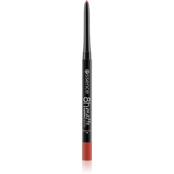 essence 8h Matte Comfort dermatograf mat de buze cu ascutitoare culoare 18 Cherry On Top 0