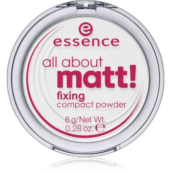essence All About Matt! pudră transparentă compactă 8 g-ro