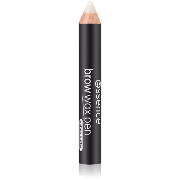 essence Brow Wax Pen ceară de fixare pentru sprâncene in creion culoare 01 transparent 1