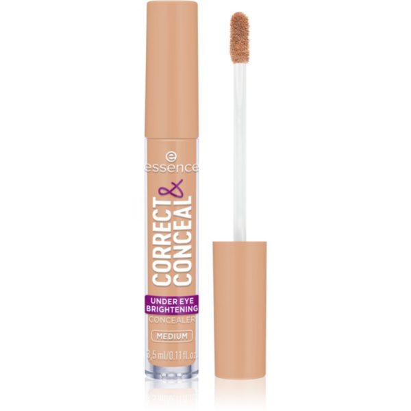 essence CORRECT & CONCEAL corector iluminator impotriva pungilor de sub ochi culoare 20 Medium 3 ml-ro