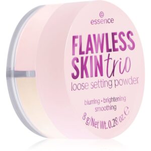 essence Flawless Skin Trio pudră liberă pentru fixare 8 g-ro