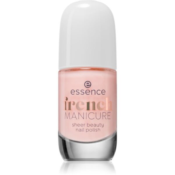 essence French MANICURE lac de unghii culoare 01 - peach please! 8 ml-ro