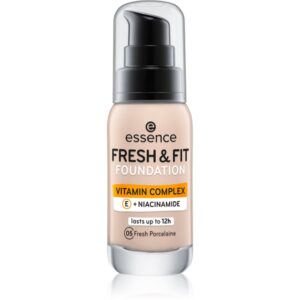 essence Fresh & Fit fond de ten lichid culoare 05 Fresh Porcelaine 30 ml-Țena