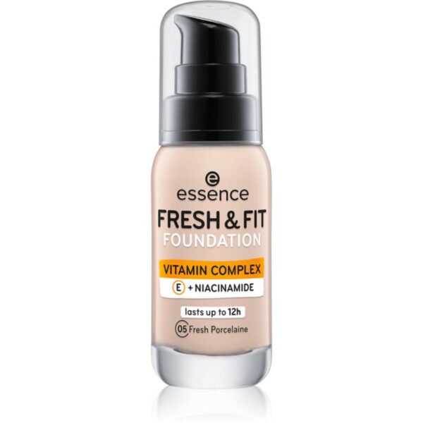 essence Fresh & Fit fond de ten lichid culoare 05 Fresh Porcelaine 30 ml-Țena