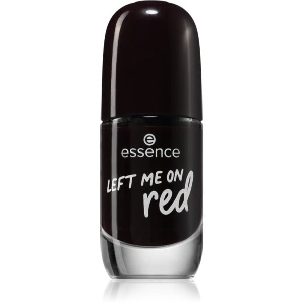 essence Gel Nail Colour lac de unghii culoare 72 LEFT ME ON red 8 ml-ro