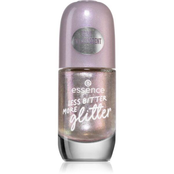 essence Gel Nail Colour lac de unghii culoare Less Bitter More Glitter 8 ml-Țena