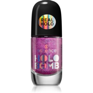 essence HOLO BOMB lac de unghii cu efect holografic culoare 02 - Holo Moly 11 ml-Țena