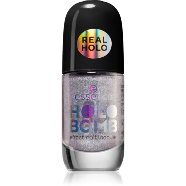 essence HOLO BOMB lac de unghii cu efect holografic culoare 05 - Holo Me Tight 11 ml-Țena