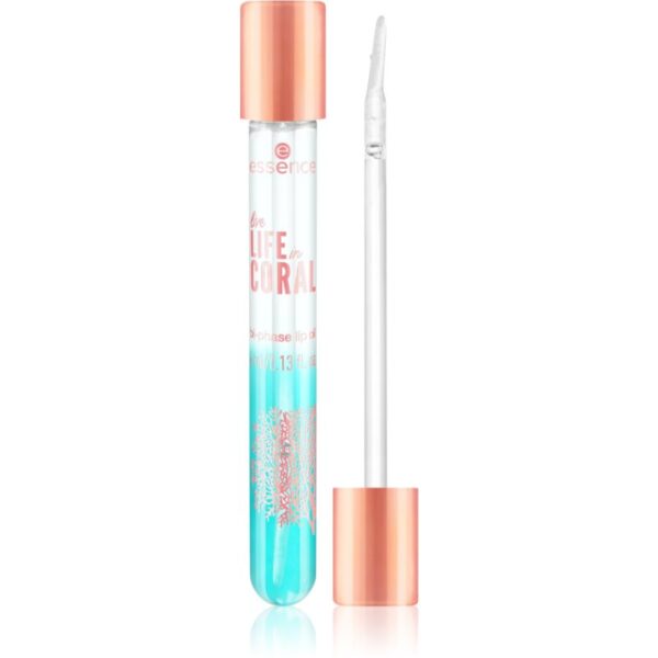 essence LIFE in CORAL ulei pentru buze culoare 01 Cute