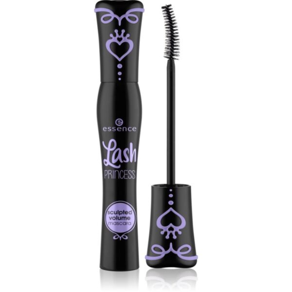 essence Lash PRINCESS mascara modelator pentru volum și gene curbate culoare Black 12 ml-ro
