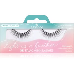 essence Light as a feather 3D faux mink gene false 01 Light Up Your Life 1 pereche-Țena