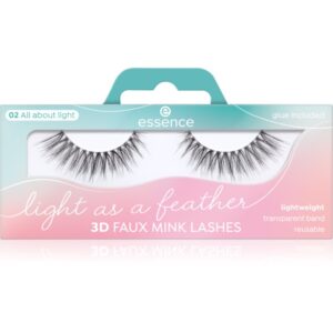 essence Light as a feather 3D faux mink gene false 02 All about light 1 pereche-Țena