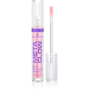 essence META GLOW MULTI-REFLECTIVE luciu de buze cu efect holografic culoare 02 Digital Pink 3 ml-ro