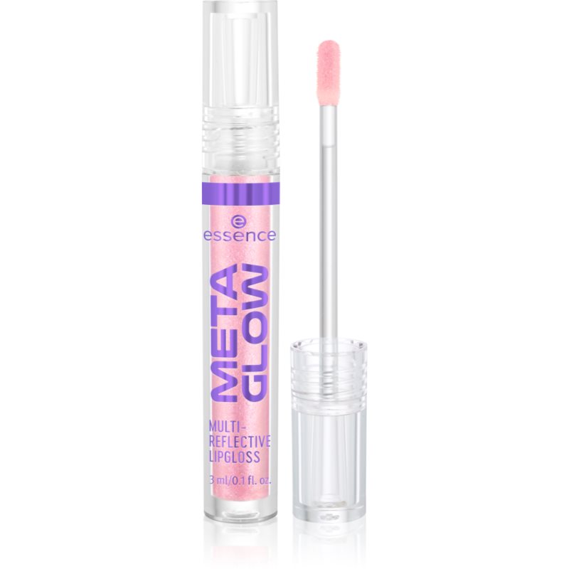 essence META GLOW MULTI-REFLECTIVE luciu de buze cu efect holografic culoare 02 Digital Pink 3 ml-ro