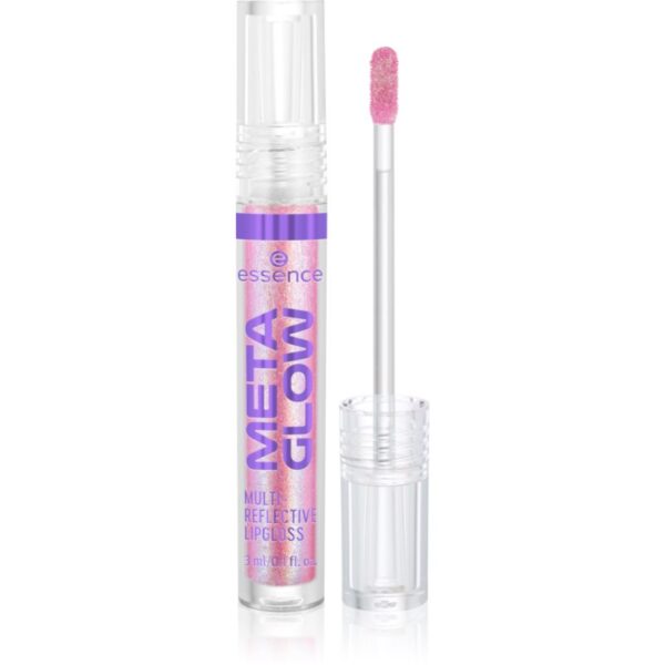 essence META GLOW MULTI-REFLECTIVE luciu de buze cu efect holografic culoare 03 Pink Vision 3 ml-ro
