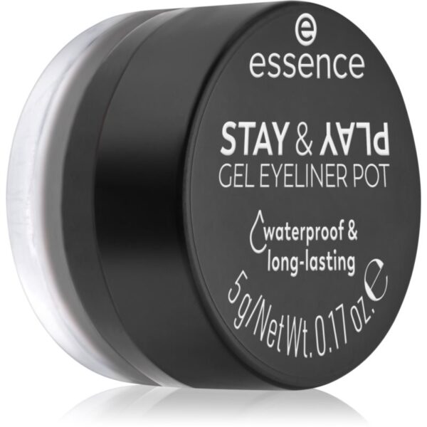 essence STAY & PLAY tus de ochi culoare 01 Black 5 g-ro