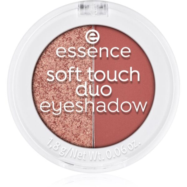 essence Soft Touch Duo fard ochi culoare 01 Bronze Beauty 1 g-Țena